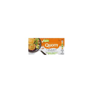 Quorn Hot and Spicy Vegan Burgers 264g Hot and spicy vegan friendly burgers. **FROZEN PRODUCT**