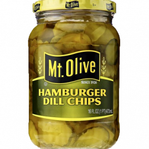 Hamburger Dill Chips 473 Ml. Mt. Olive Kosher